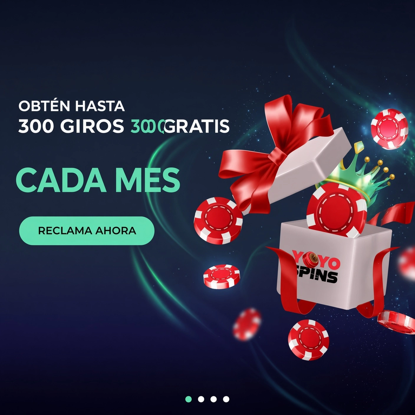 Vista previa de la página de afiliado de Yoyospins casino